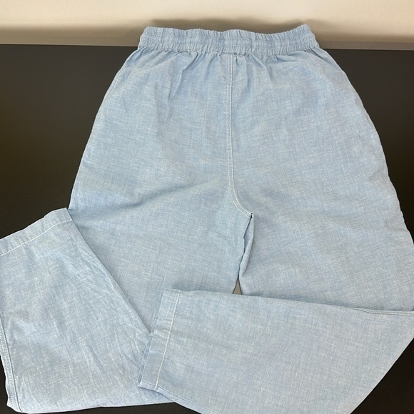 Vtg Together Pull On Drawstring Waist Teddy Bear Pants L Tapered Leg High Rise - Picture 3 of 16